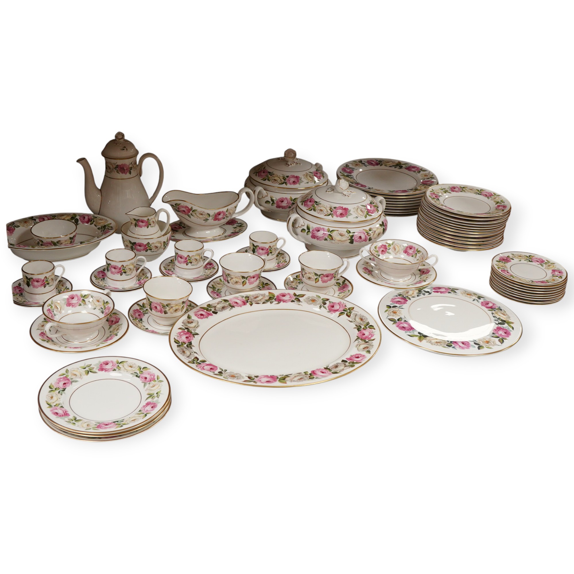 A Royal Worcester Royal Garden tea and dinner service